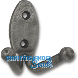 Mantelhaken Cage Breite 70 mm, H�he 61 mm, Stahl altzinn antik