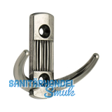 Mantelhaken Argentum Breite 60 mm, H�he 57 mm, ZN altsilber