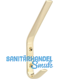 Huthaken Gamma Breite 18 mm, H�he 150 mm, ZN vermessingt poliert