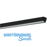 L&S Leuchte Lugano DualColor 1200mm, Aluminium schwarz