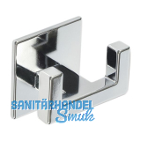 Klebehaken Amset Breite 60 mm, H�he 50 mm, verchromt poliert