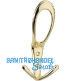 Huthaken Deneb Breite 76 mm, H�he 160 mm, ZN vermessingt poliert