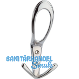 Huthaken Deneb Breite 76 mm, H�he 160 mm, ZN verchromt poliert