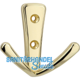 Mantelhaken Deneb Breite 76 mm, H�he 71 mm, ZN vermessingt poliert