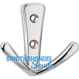 Mantelhaken Deneb Breite 76 mm, H�he 71 mm, ZN verchromt poliert