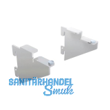 Ladenbausystem Single/Twin Konsole f�r Glas 90 mm chrom