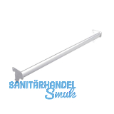 Ladenbausystem Single/Twin Tragstange oval 625 mm chrom