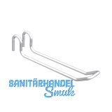 Ladenbausystem Single/Twin Doppelb�gel 150 mm chrom