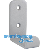 Mantelhaken Amenti Breite 25 mm, H�he 54 mm, Stahl silberfarbig