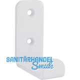 Mantelhaken Amenti Breite 25 mm, H�he 54 mm, Stahl wei�