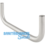 Garderobenh�ngeb�gel Nora U-Form, Lochabstand 180 mm, Breite 192, Edelstahl geb.