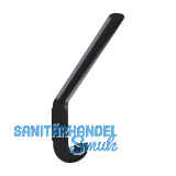 Huthaken HEWI 477.90.070 Breite 22 mm, H�he 163 mm,Polyamid tiefschwarz gl�nzend