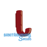 Mantelhaken HEWI 477.90.060 H�he 72 mm, Polyamid rubinrot gl�nzend