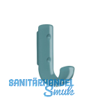 Mantelhaken HEWI 477.90.060 H�he 72 mm, Polyamid aquablau gl�nzend