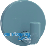 Mantelhaken HEWI 801.90.010 H�he 40 mm, Polyamid aquablau gl�nzend