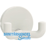 Mantelhaken HEWI 477.90.025 H�he 50 mm, Polyamid reinwei� gl�nzend