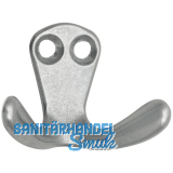 Doppelhaken Hapi Breite 44 mm, H�he 33 mm, Aluminium poliert