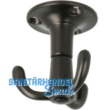 SISO Dreifach-Drehhaken Spider � 48 mm, H�he 52 mm, Zamak, schwarz matt