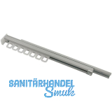 Kleiderb�gelhalter-Auszug 405 mm Aluminium natur