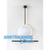 DOMUS LINE LED-Spiegel IO-S D-Motion Aluminium schwarz