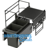 VS ENVI Water Plus Abfalltrennsystem KB 600 mm 2 x 10 L Lava