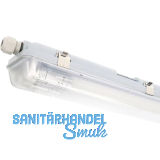 LED`S LIGHT Feuchtraum- Wannenleuchte FRWL1.2 L: 1260 mm, 2x14W grau