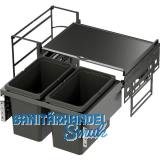 VS ENVI Water Abfalltrennsystem KB 800 mm 2 x 22 L Lava