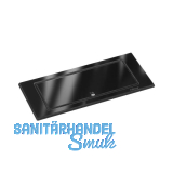 EVOline BackFlip, 2 Stk. Schukosteckdosen, USB-C-Charger, Glas schwarz