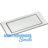 EVOline BackFlip, 2 Stk. Schukosteckdosen, USB-C-Charger, Glas wei� matt