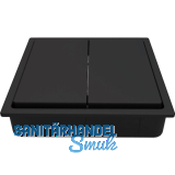 SIRO PushPower Einbauschalter 55 4-fach schwarz