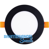 MCLED Einbauleuchte ToroR 9W 3000K � 120mm schwarz