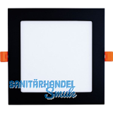 MCLED Einbauleuchte ToroS 15W 3000K 172x172mm schwarz