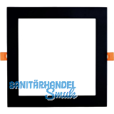 MCLED Einbauleuchte ToroS 21W 4000K 225x225mm schwarz