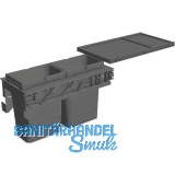 NINKA Abfalltrennsystem Set eins2sechs KB 300 mm dunkelgrau