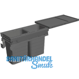 NINKA Abfalltrennsystem Set eins2f�nf KB 300/NL 500 mm dunkelgrau