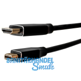 Datenkabel Mini DisplayPort auf HDMI 1500 mm schwarz