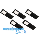 L&S Unterbauleuchte Planar L 5er Set schwarz