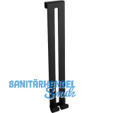 Duschwandhaken Heros 2 Haken, H�he 208 mm, schwarz matt