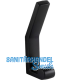 Mantelhaken Encho Breite 16 mm, H�he 94 mm, Zinkdruckguss schwarz matt