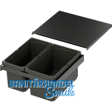 VS ENVI Flex XS-216 Abfalltrennsystem KB 500 mm 1 x 13/1 x 10 Liter Lava