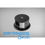 EKOTECH Steckdose ET-115 3xSchuko, USB A+C-Charger, QI-Charger, schwarz