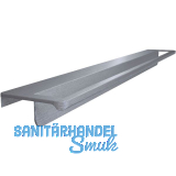 ARREDA Geschirrtuchhalter f�r grifflose Fronten 320 mm Edelstahl-Effekt