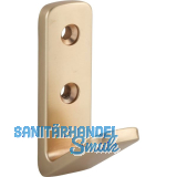 Mantelhaken Enyo Breite 20 mm, H�he 63 mm, Zinkdruckguss messing matt