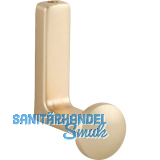 Mantelhaken Eryx Breite 25 mm, H�he 62 mm, Zinkdruckguss messing matt