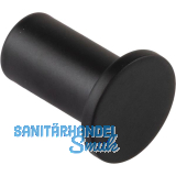 Mantelhaken Erato 22 mm, T 29 mm, Messing schwarz matt