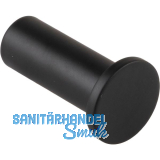 Mantelhaken Erato 22 mm, T 39 mm, Messing schwarz matt