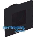 Muschelgriff Eros Breite 30 mm, Einlass � 23 mm, Edelstahl schwarz matt