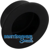 Muschelgriff Edana II � 30 mm, Einlass � 25 mm, Edelstahl schwarz matt