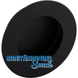 Muschelgriff Edana II � 65 mm, Einlass � 51 mm, Edelstahl schwarz matt