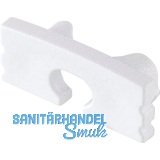 BILTON Endkappe BLine-S ON mit Bohrung, wei�